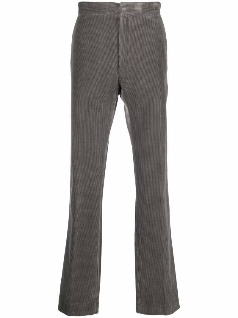 The Row corduroy straight-leg trousers - Grey von The Row