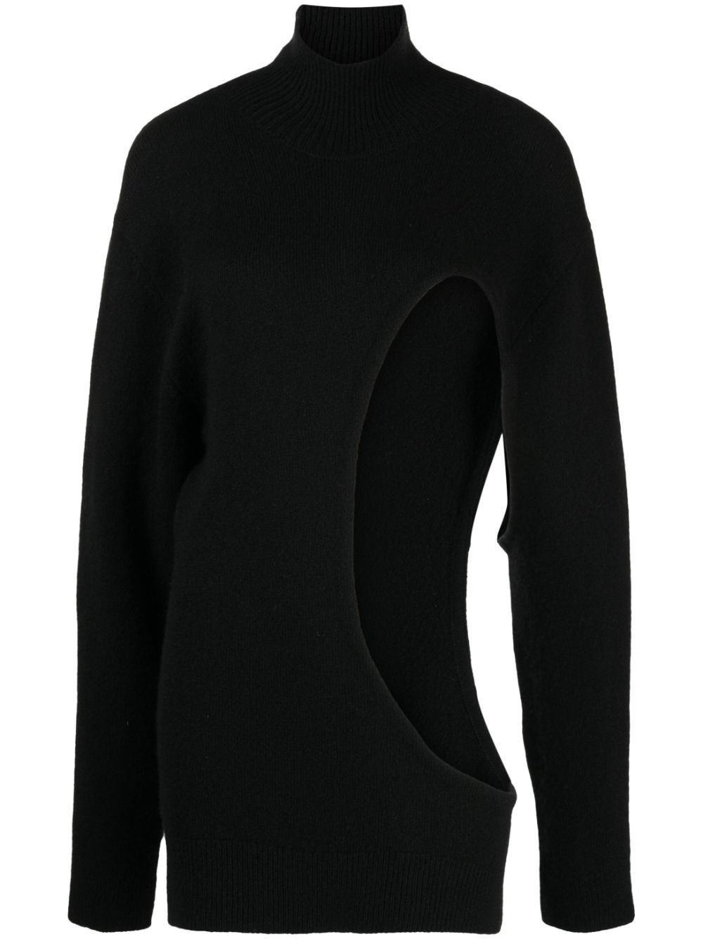 The Row cut-out detail cashmere jumper - Black von The Row