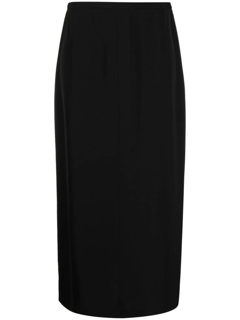 The Row high-waisted midi skirt - Black von The Row