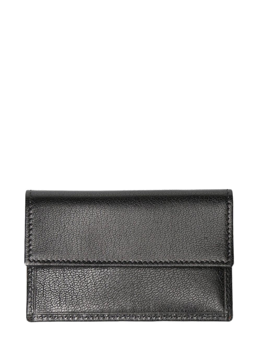 The Row leather card holder - Black von The Row