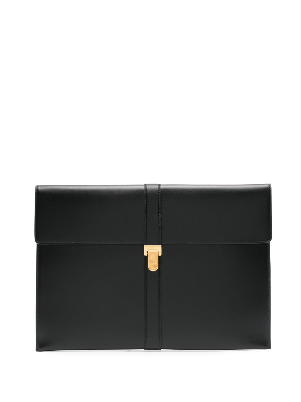 The Row leather clutch bag - Black von The Row