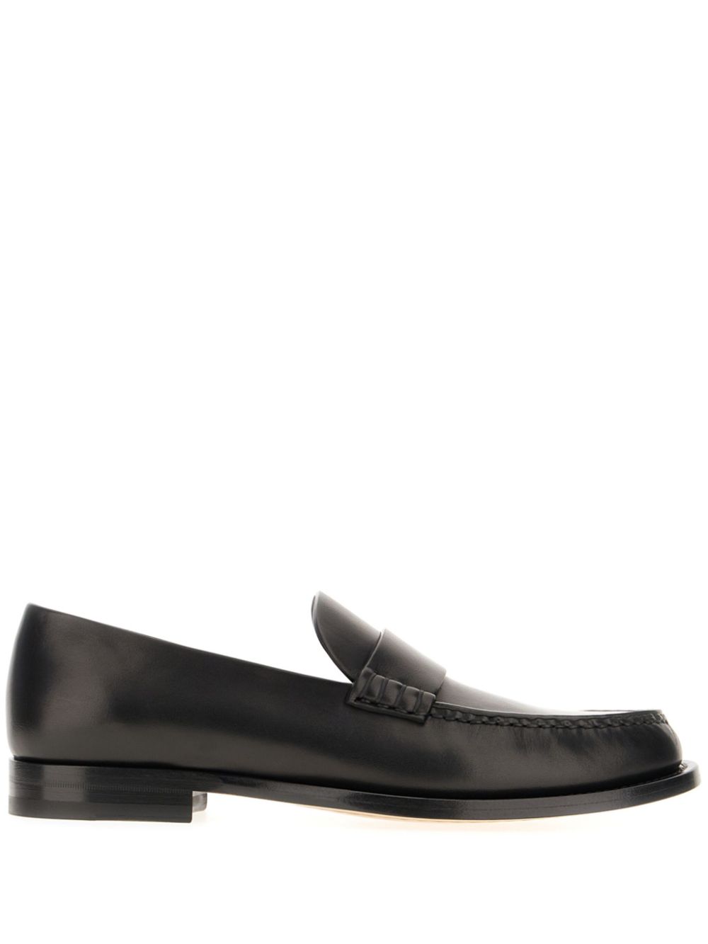 The Row leather loafers - Black von The Row