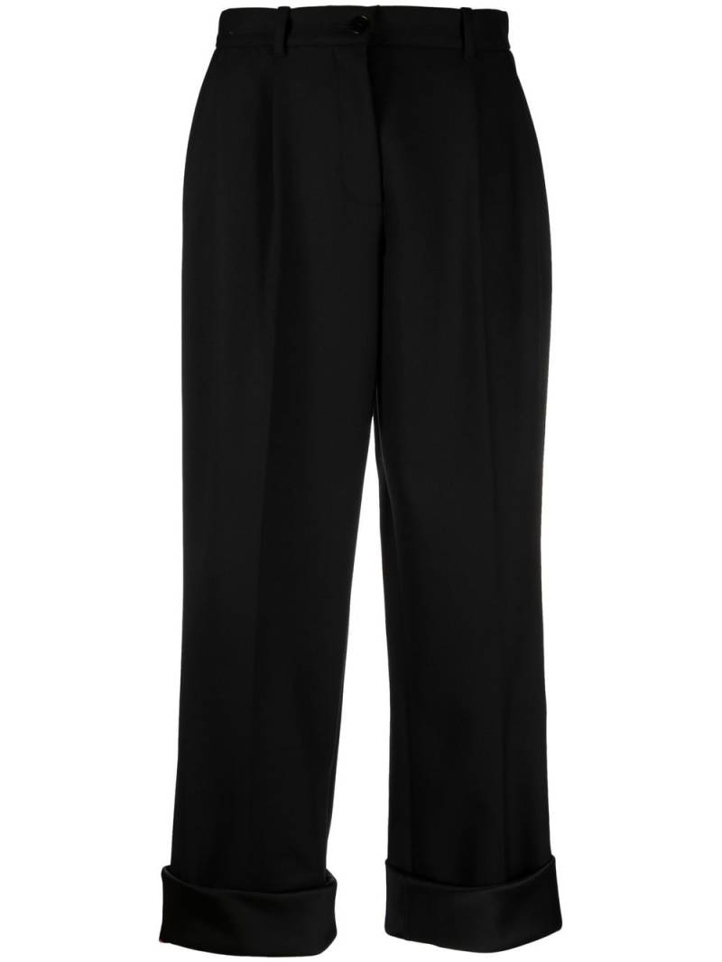 The Row pleat-detail four-pocket tailored trousers - Black von The Row