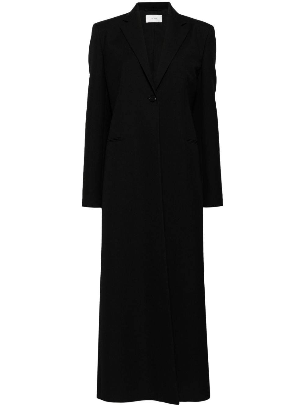 The Row single-breasted coat - Black von The Row