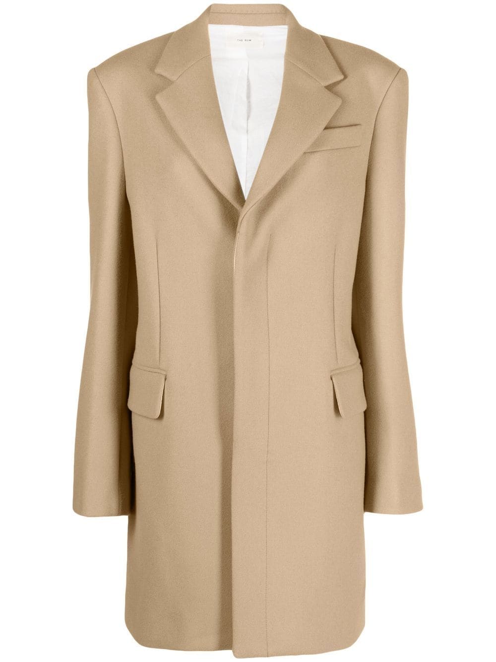 The Row single-breasted wool coat - Neutrals von The Row