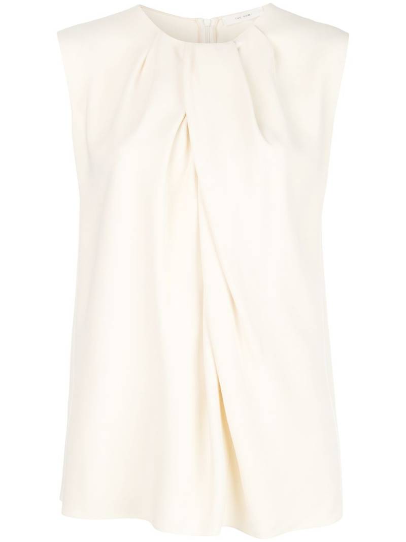 The Row sleeveless flared blouse - White von The Row