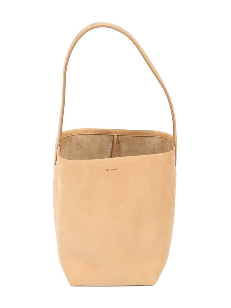 The Row small N/S Park suede tote bag - Neutrals von The Row