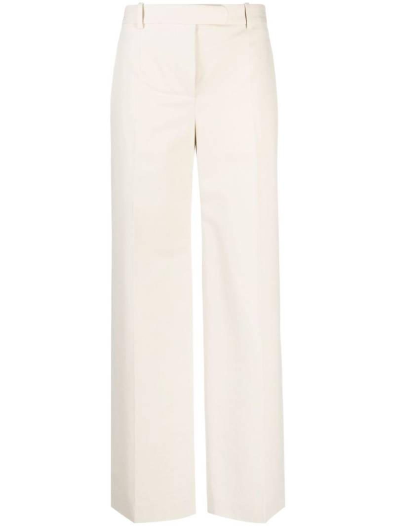 The Row wide-leg cotton-wool trousers - Neutrals von The Row