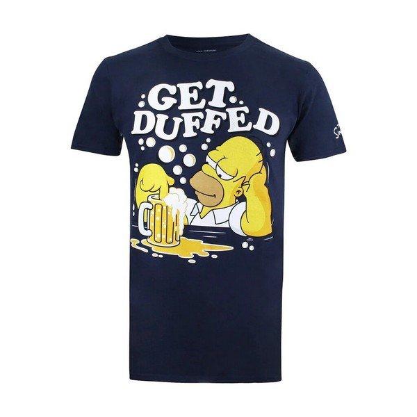 Get Duffed Tshirt Herren Blau S von The Simpsons