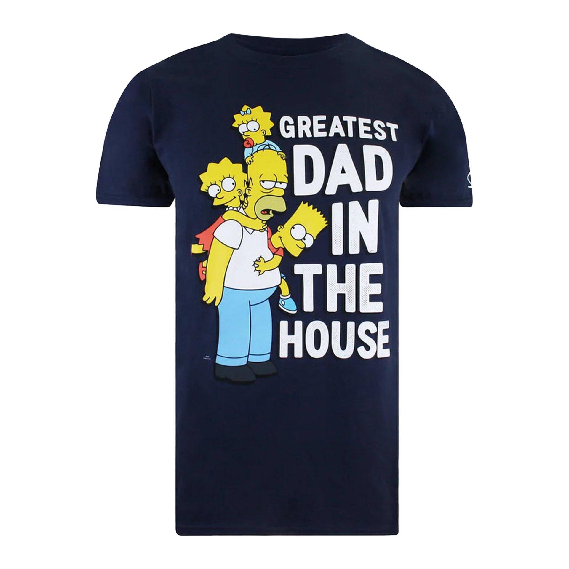 Greatest Dad In The House Tshirt Herren Marine S von The Simpsons