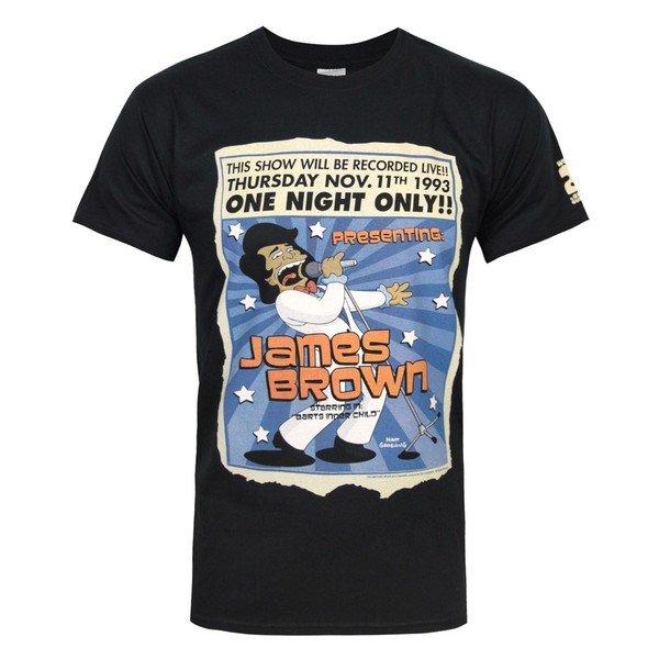 James Brown One Night Tshirt Damen Schwarz L von The Simpsons