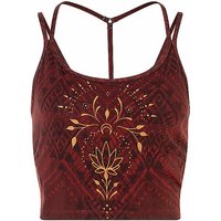 THE SPIRIT OF OM Damen Yoga Bra Shakti dunkelrot | L von The Spirit of OM