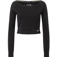 THE SPIRIT OF OM Damen Yogashirt Bambus Crop grün | L von The Spirit of OM