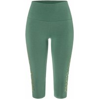 THE SPIRIT OF OM Damen Yogatight Capri olive | XS von The Spirit of OM