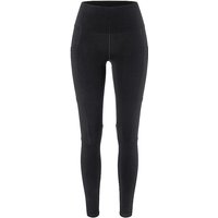 THE SPIRIT OF OM Damen Yogatight Yoga and Run schwarz | XS von The Spirit of OM