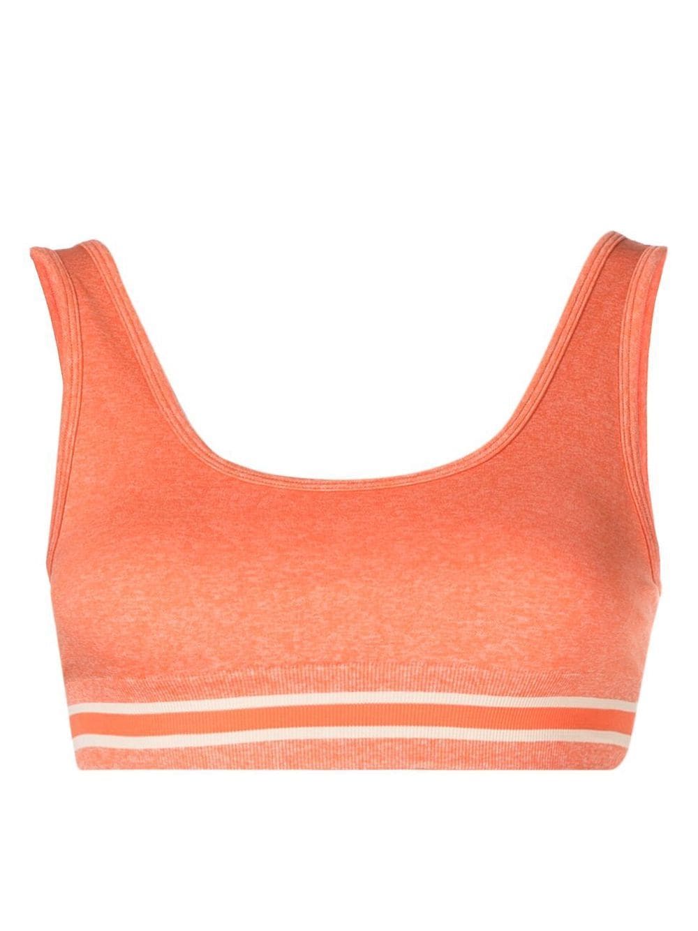 The Upside Daisy stripe trim bra - Orange von The Upside
