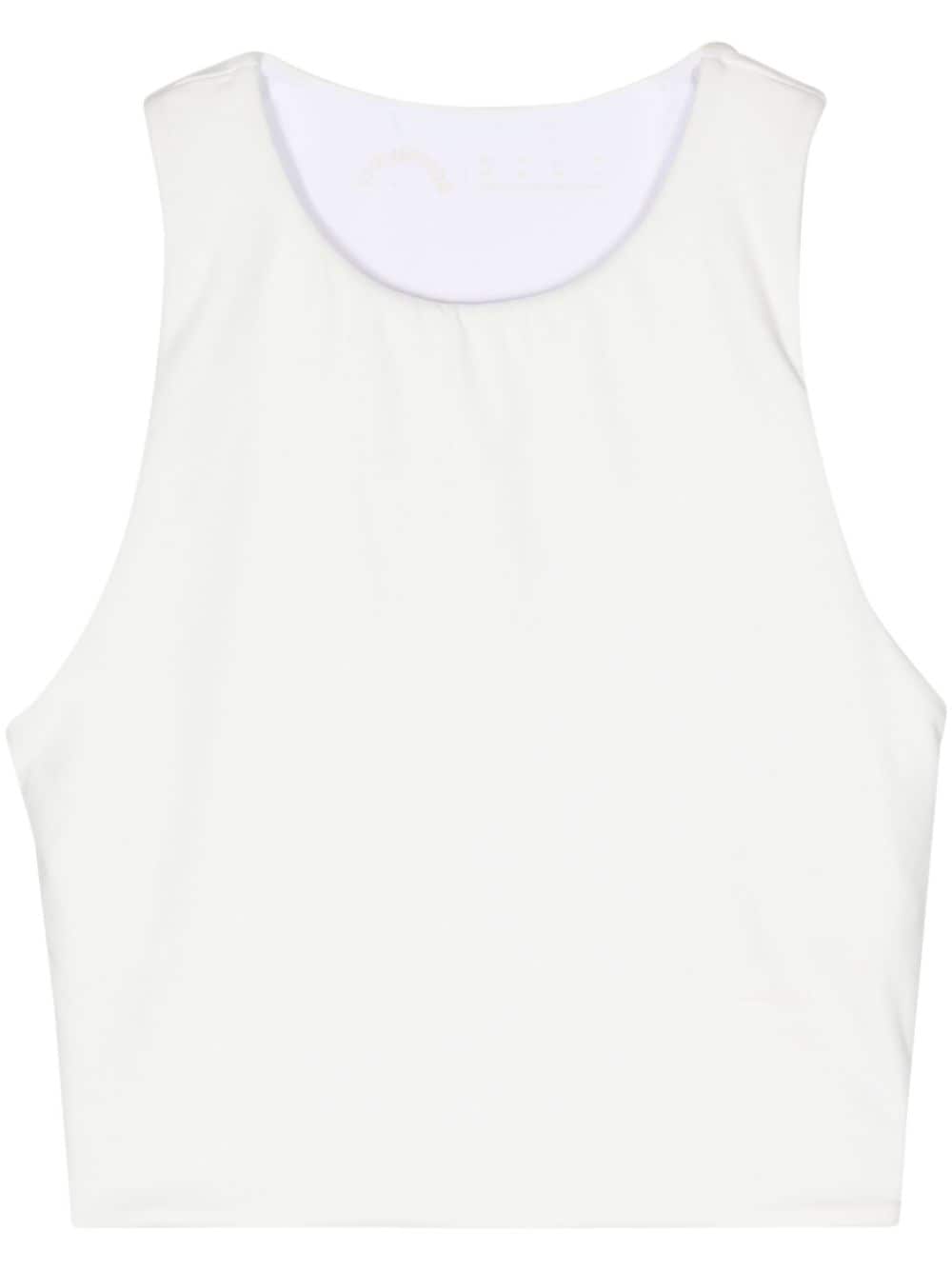 The Upside Jacinta cropped performance tank top - White von The Upside