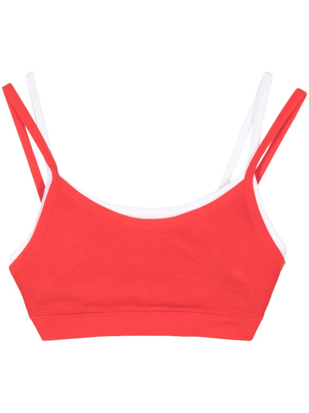 The Upside Kelsey seamless ribbed bra - Red von The Upside