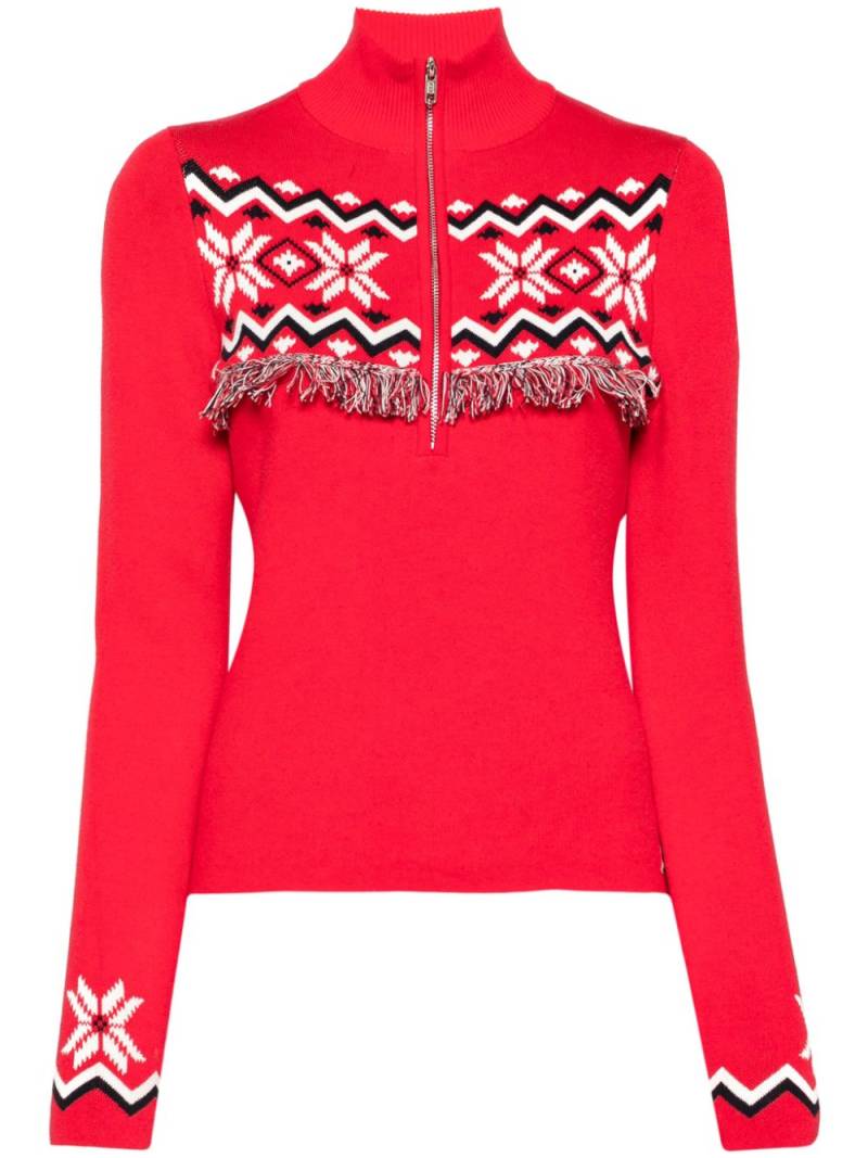 The Upside Keystone Blanche top - Red von The Upside