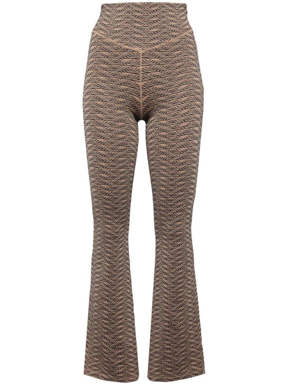 The Upside Libertine Florence flared performance trousers - Brown von The Upside