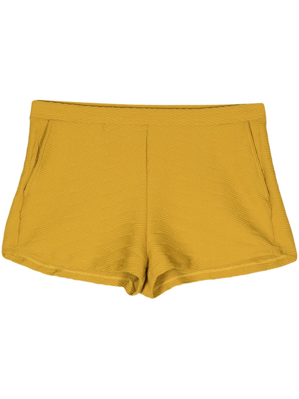 The Upside Yoko Billie jacquard shorts - Yellow von The Upside