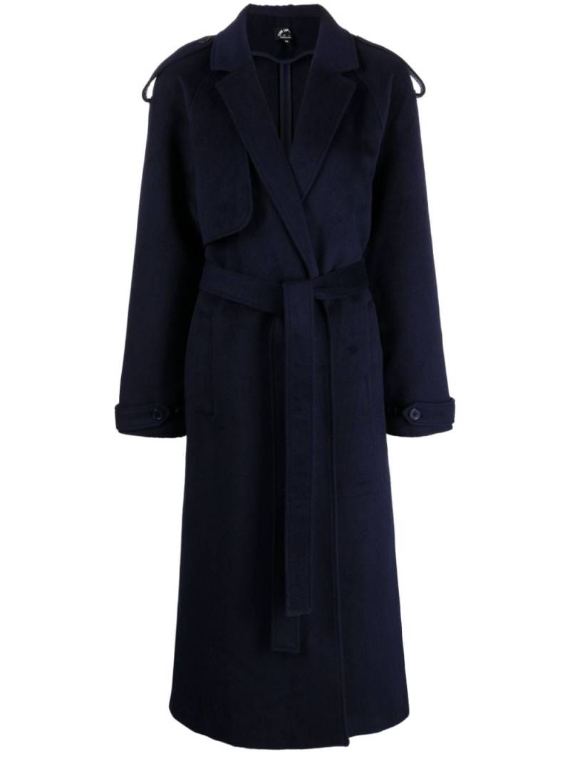 The Upside belted single-breasted coat - Blue von The Upside