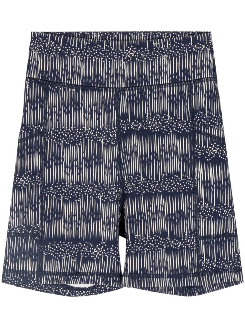 The Upside jacquard cycling shorts - Blue von The Upside