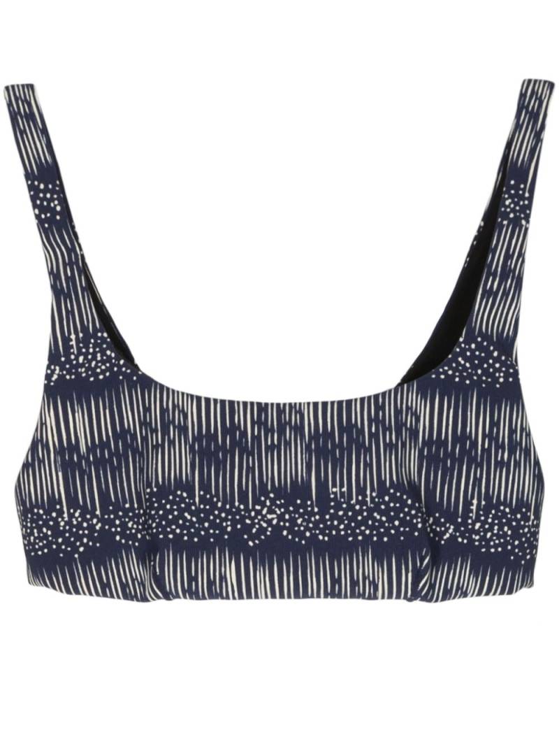 The Upside jacquard-print sports bra - Blue von The Upside