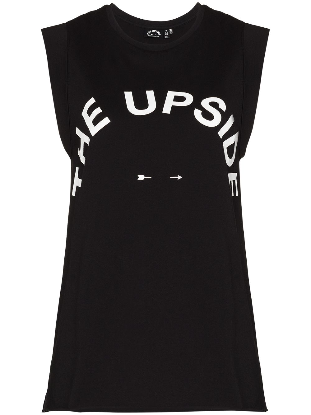 The Upside logo-print tank top - Black von The Upside