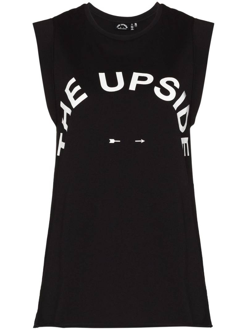 The Upside logo-print tank top - Black von The Upside