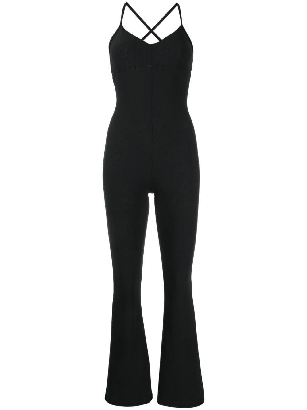 The Upside scoop-neck flared jumpsuit - Black von The Upside