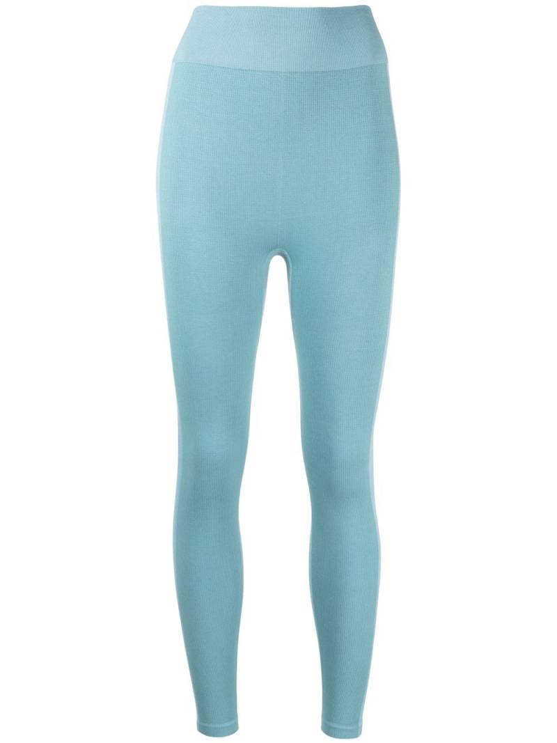 The Upside seamless striped performance leggings - Blue von The Upside