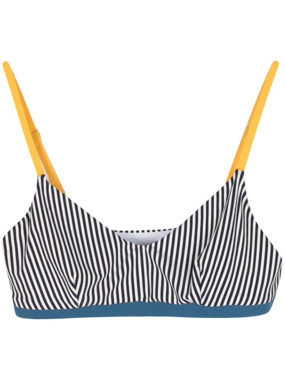 The Upside stripe-print sports bra - Blue von The Upside