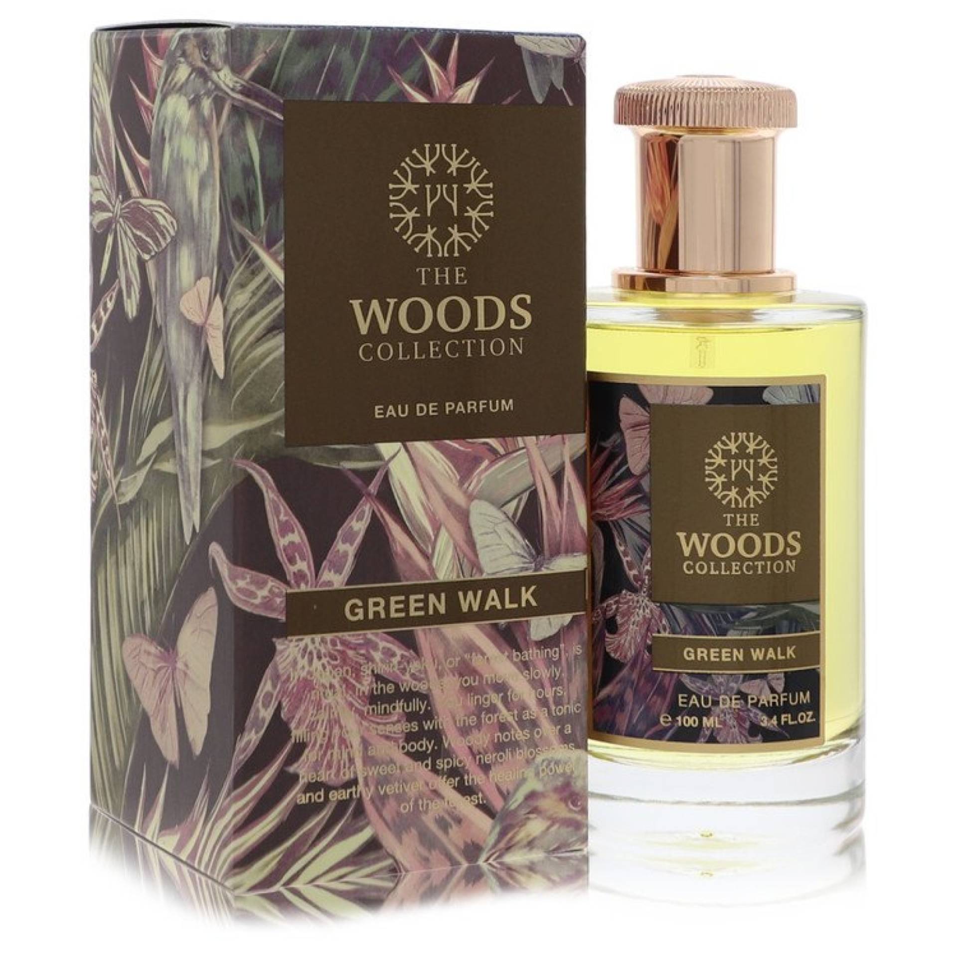 The Woods Collection Green Walk Eau De Parfum Spray (Unisex) 101 ml von The Woods Collection