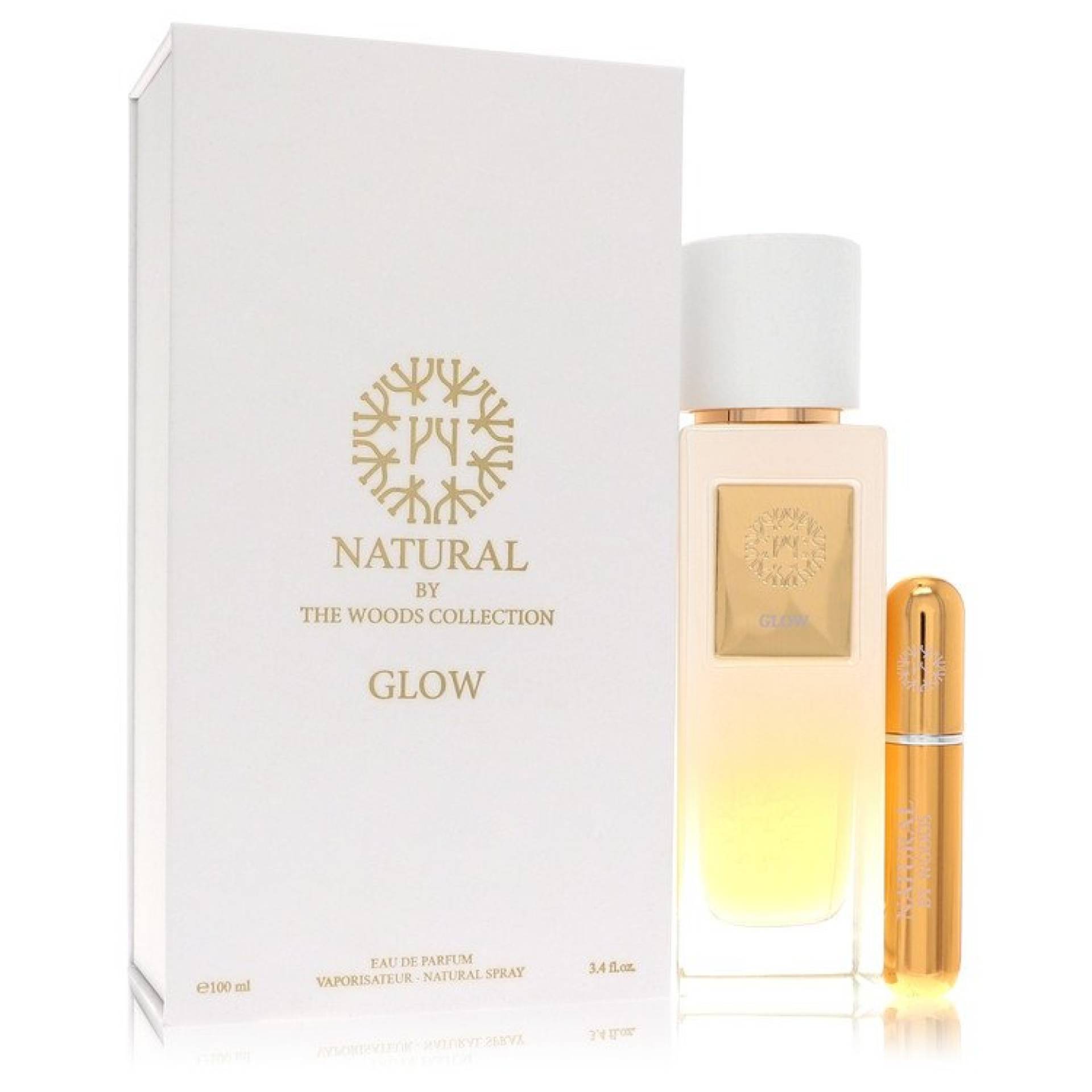 The Woods Collection Natural Glow Eau De Parfum Spray (Unisex) With Mini Refillable Spray 101 ml von The Woods Collection