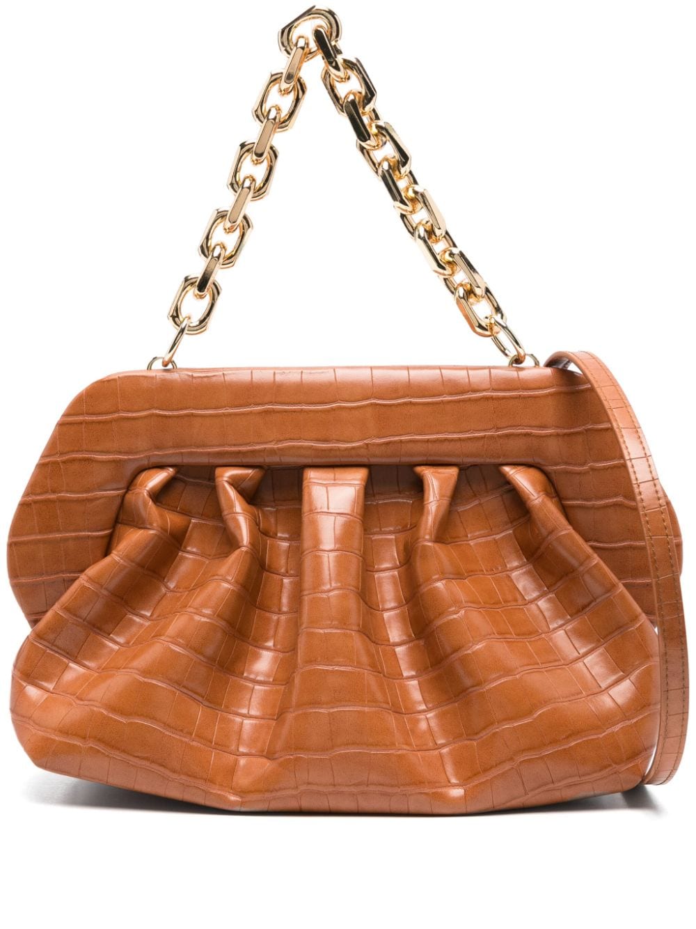 Themoirè Bios Croco shoulder bag - Brown von Themoirè