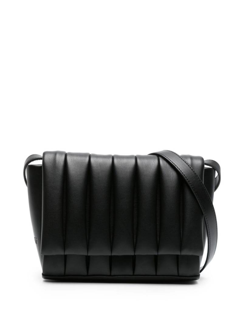 Themoirè Feronia matelassé-effect crossbody bag - Black von Themoirè