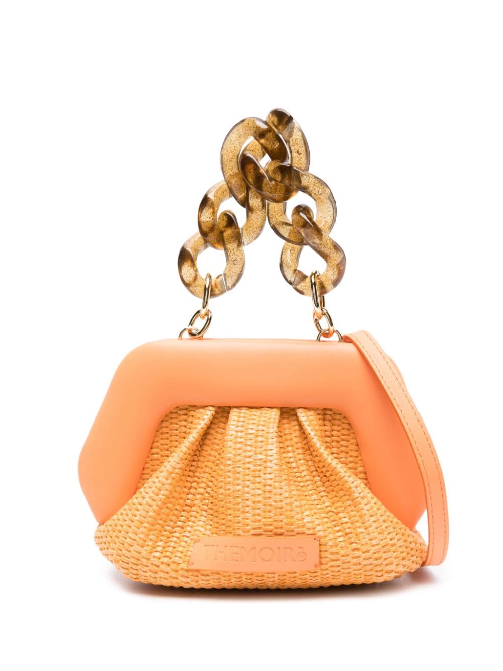 Themoirè Gea straw mini bag - Orange von Themoirè