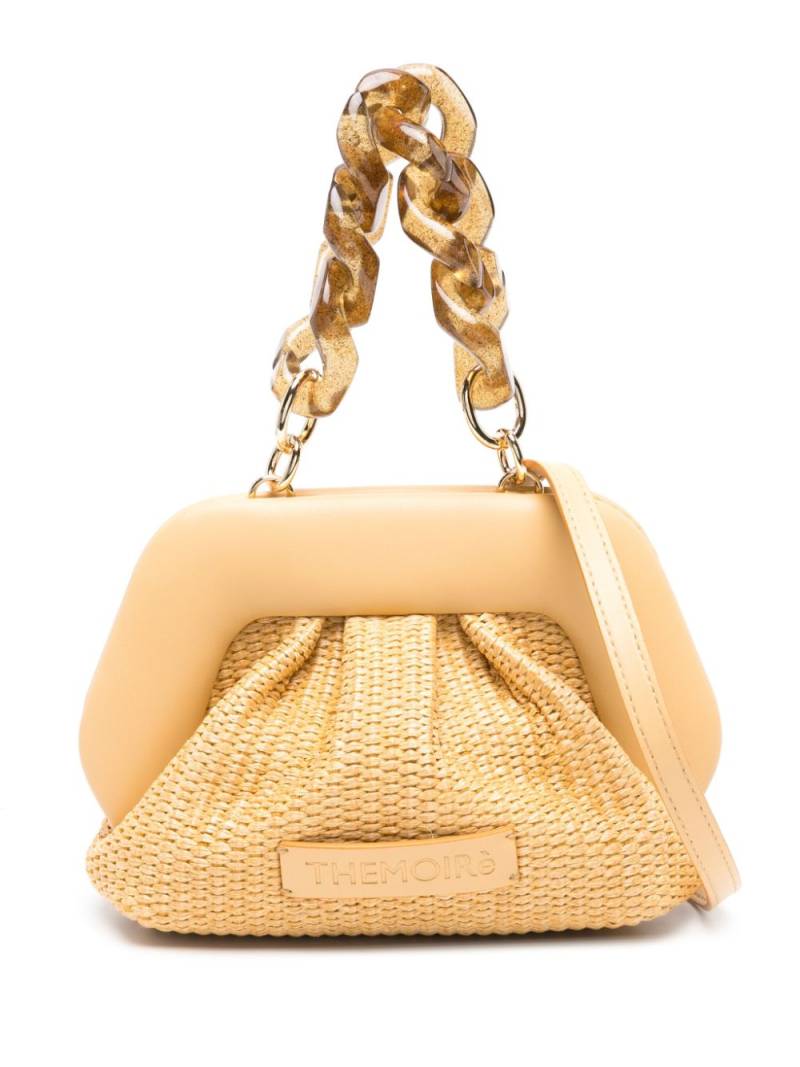 Themoirè Gea straw mini bag - Yellow von Themoirè