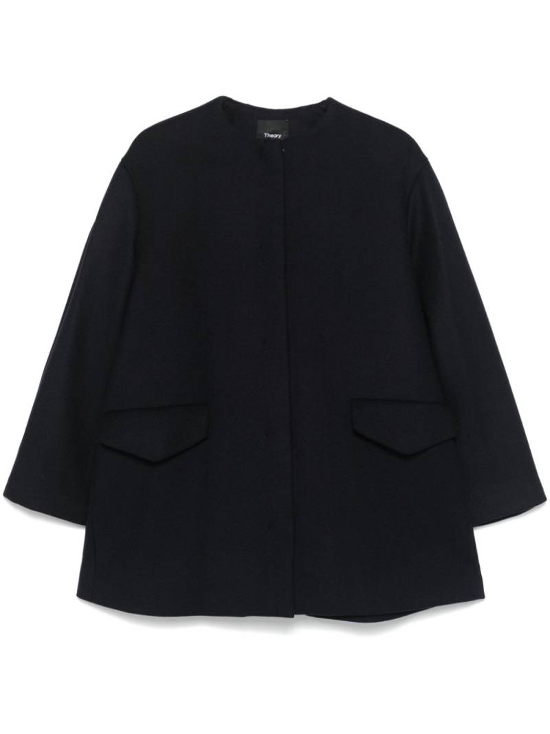 Theory Melton cape - Blue von Theory