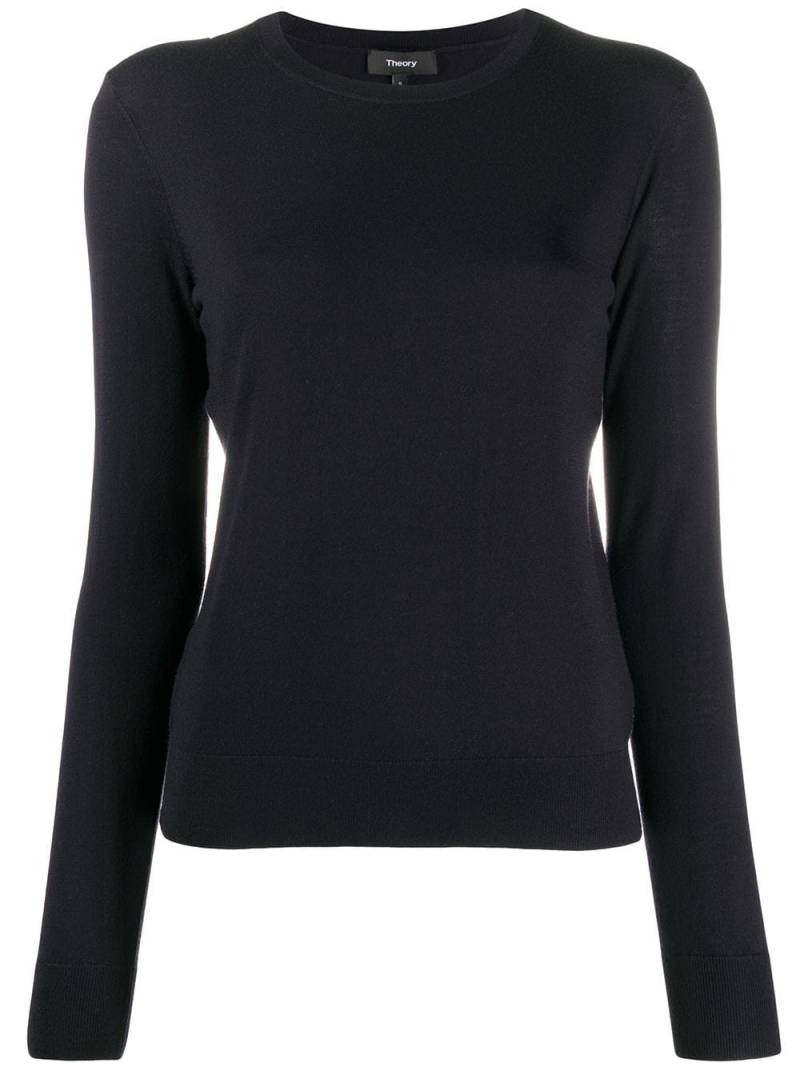 Theory Regal long sleeve knit top - Blue von Theory