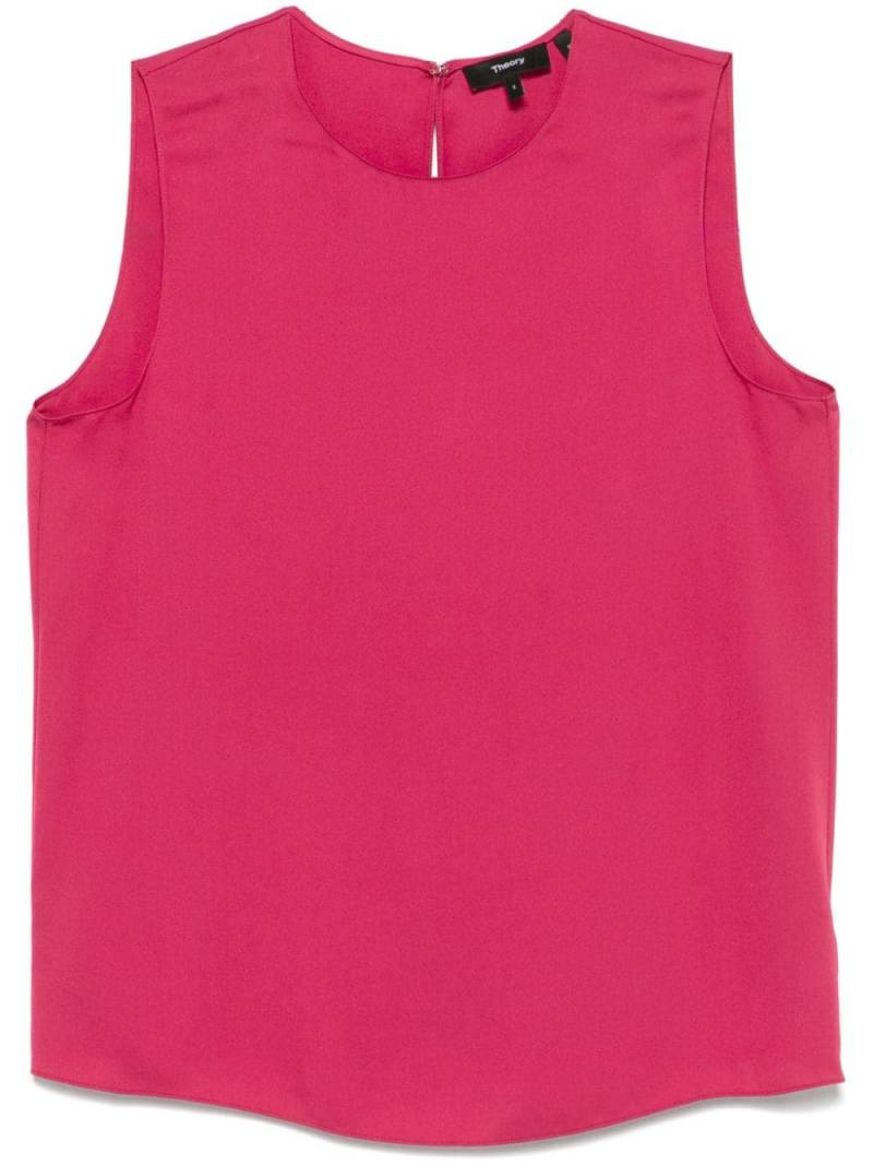 Theory Shell top - Pink von Theory