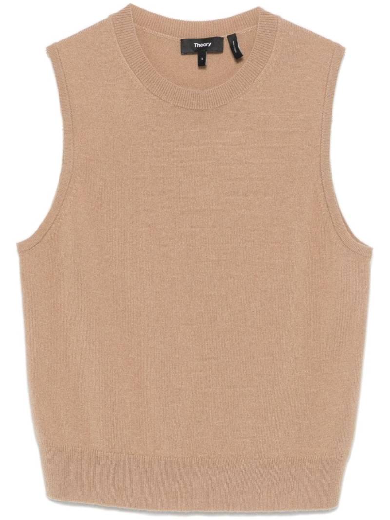 Theory cashmere vest - Brown von Theory