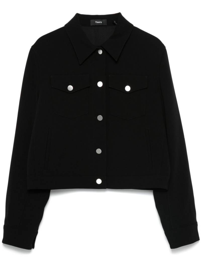 Theory crepe jacket - Black von Theory