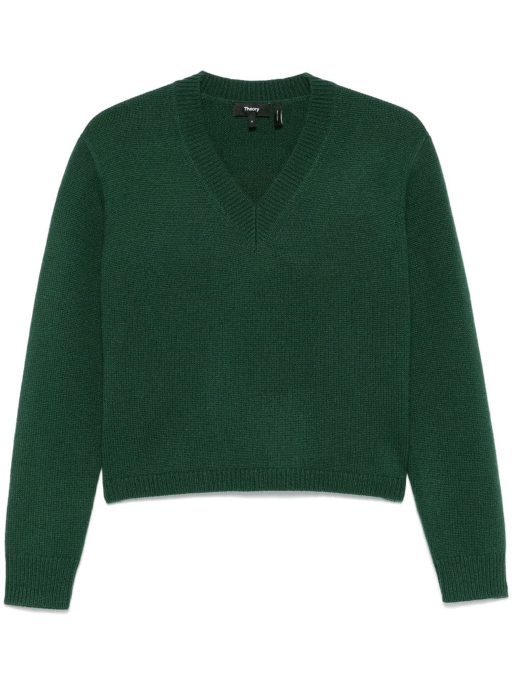 Theory cropped sweater - Green von Theory