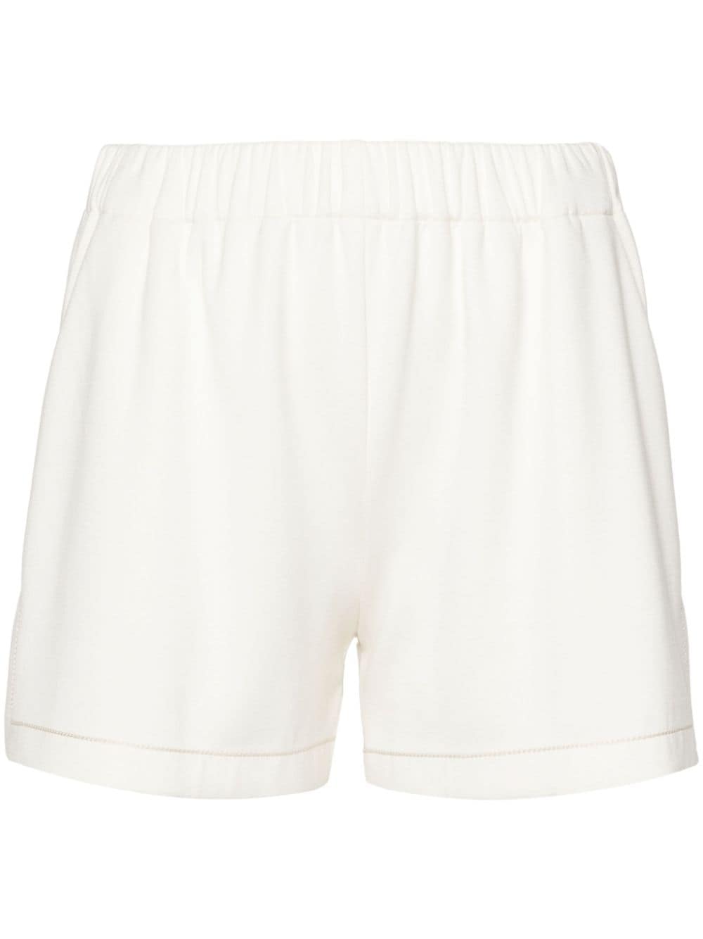 Theory decorative-stitching shorts - White von Theory