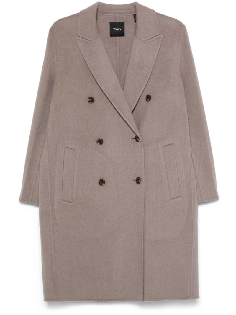 Theory double-breasted coat - Grey von Theory