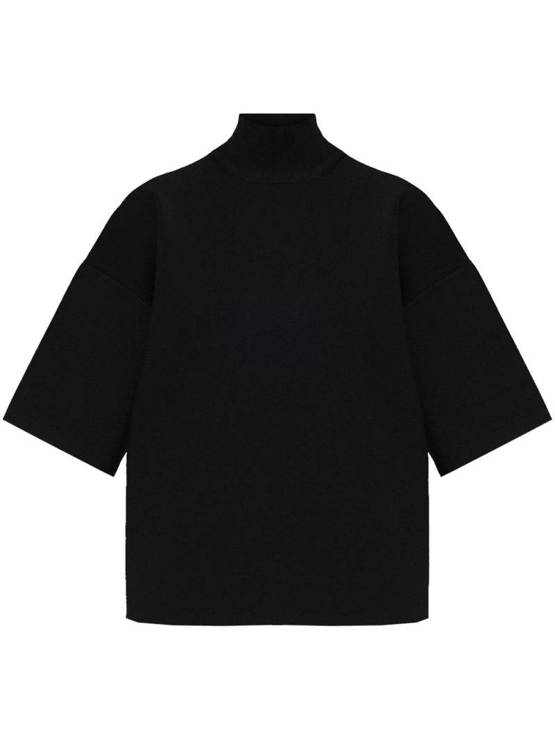 Theory high-neck T-shirt - Black von Theory