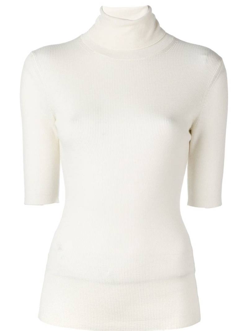 Theory high neck knitted top - Neutrals von Theory