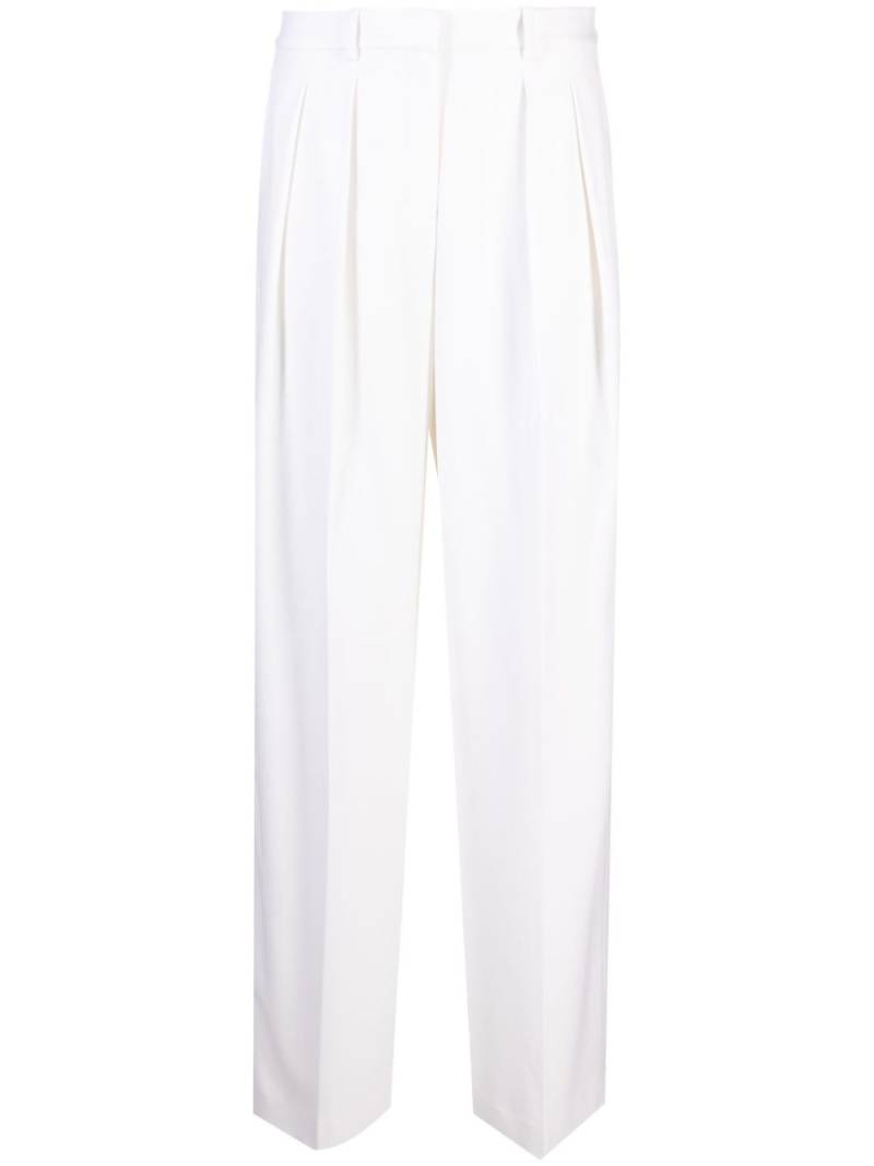 Theory high-waist pleated tailored trousers - Neutrals von Theory